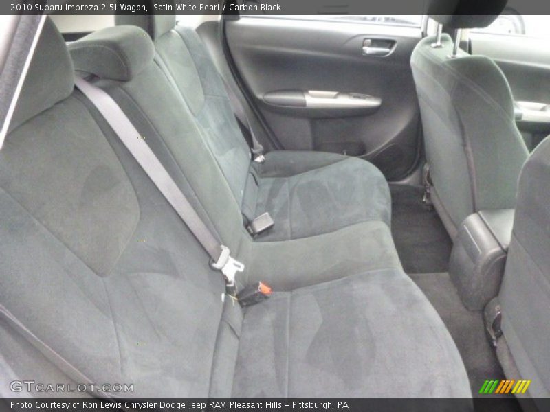 Satin White Pearl / Carbon Black 2010 Subaru Impreza 2.5i Wagon