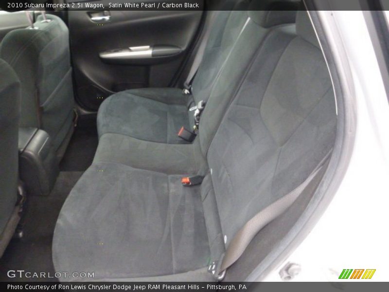 Satin White Pearl / Carbon Black 2010 Subaru Impreza 2.5i Wagon