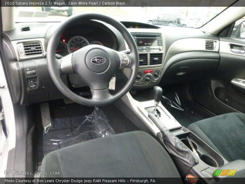 Satin White Pearl / Carbon Black 2010 Subaru Impreza 2.5i Wagon