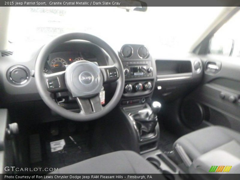 Granite Crystal Metallic / Dark Slate Gray 2015 Jeep Patriot Sport