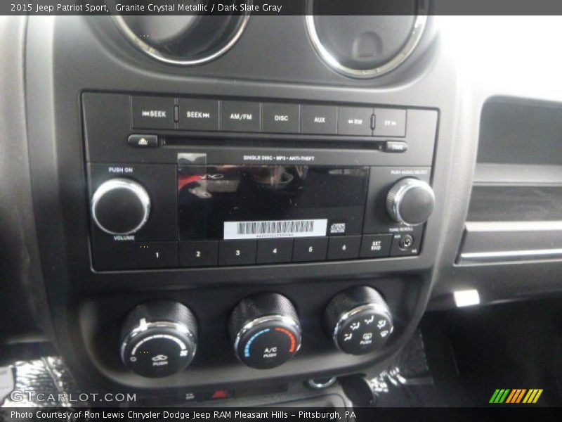 Granite Crystal Metallic / Dark Slate Gray 2015 Jeep Patriot Sport