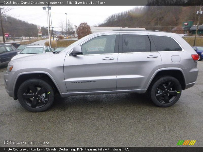 Billet Silver Metallic / Black 2015 Jeep Grand Cherokee Altitude 4x4