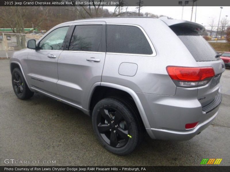 Billet Silver Metallic / Black 2015 Jeep Grand Cherokee Altitude 4x4