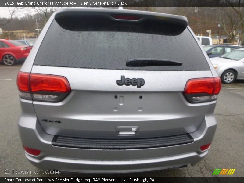 Billet Silver Metallic / Black 2015 Jeep Grand Cherokee Altitude 4x4