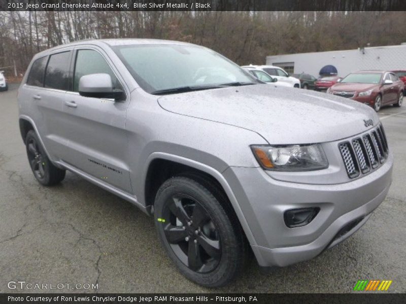 Billet Silver Metallic / Black 2015 Jeep Grand Cherokee Altitude 4x4