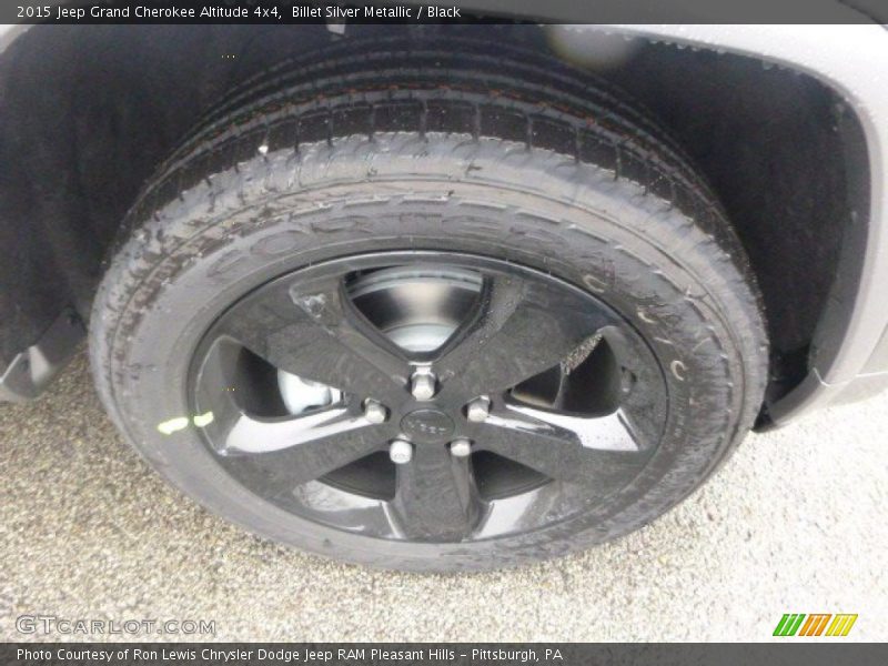 Billet Silver Metallic / Black 2015 Jeep Grand Cherokee Altitude 4x4