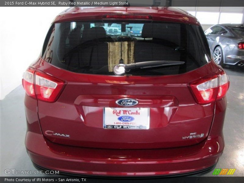 Ruby Red Metallic / Medium Light Stone 2015 Ford C-Max Hybrid SE