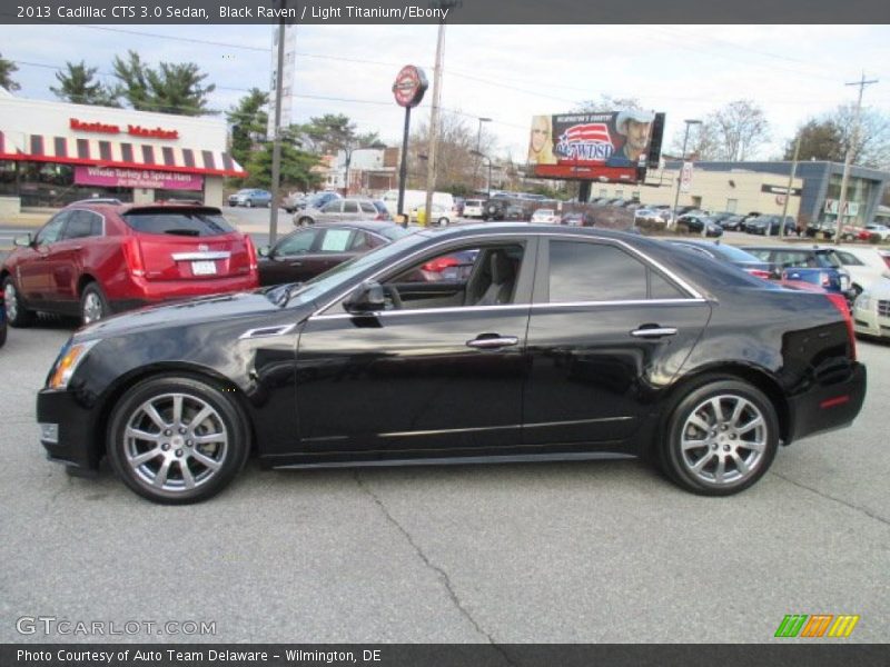 Black Raven / Light Titanium/Ebony 2013 Cadillac CTS 3.0 Sedan