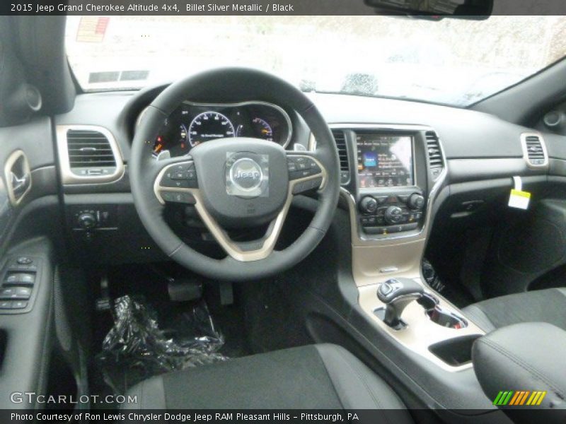 Billet Silver Metallic / Black 2015 Jeep Grand Cherokee Altitude 4x4