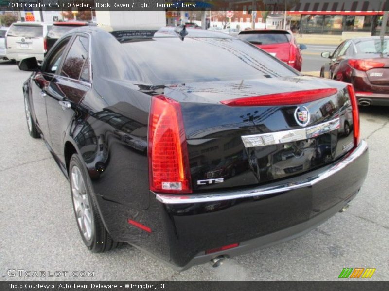 Black Raven / Light Titanium/Ebony 2013 Cadillac CTS 3.0 Sedan