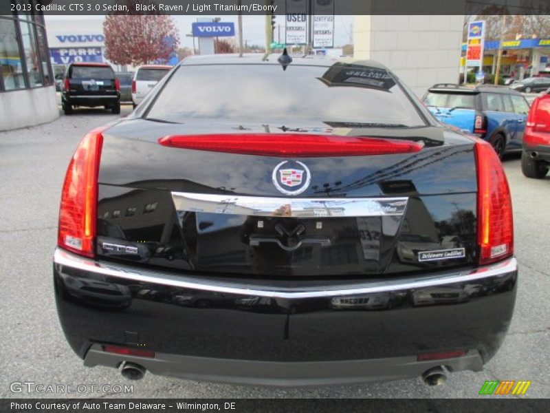 Black Raven / Light Titanium/Ebony 2013 Cadillac CTS 3.0 Sedan