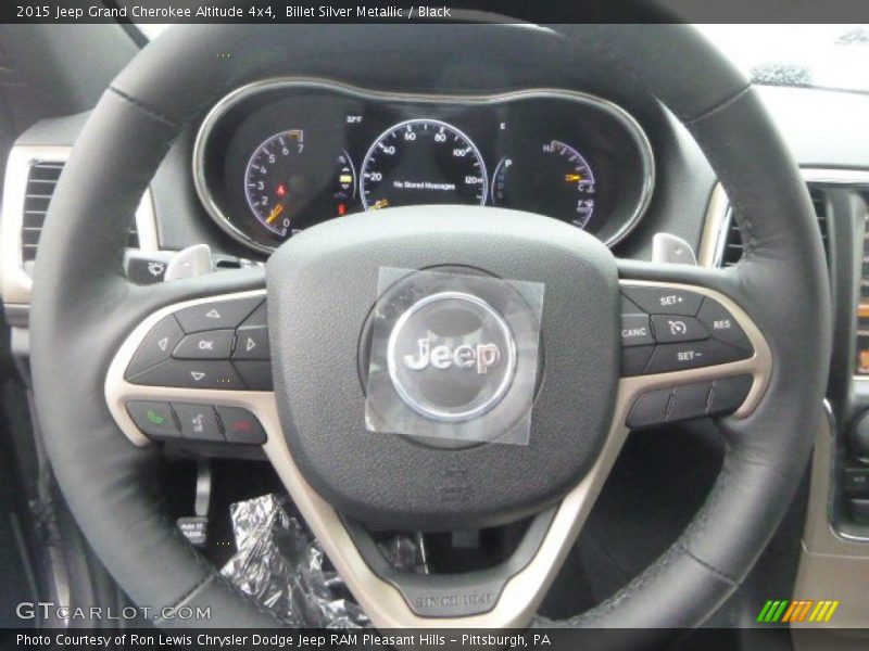 Billet Silver Metallic / Black 2015 Jeep Grand Cherokee Altitude 4x4