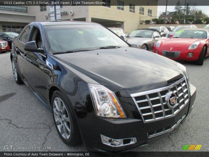 Black Raven / Light Titanium/Ebony 2013 Cadillac CTS 3.0 Sedan