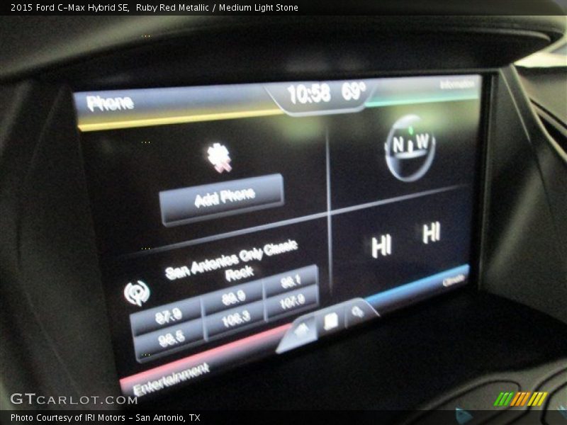 Ruby Red Metallic / Medium Light Stone 2015 Ford C-Max Hybrid SE