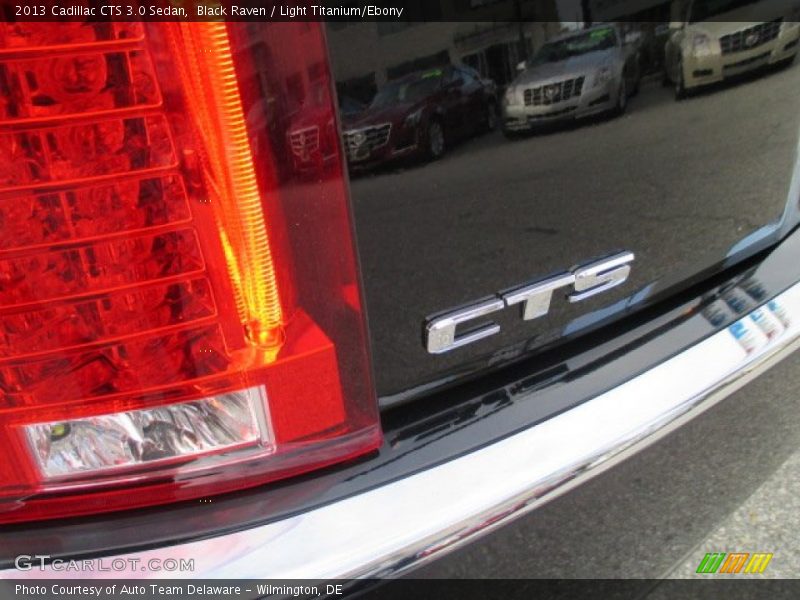 Black Raven / Light Titanium/Ebony 2013 Cadillac CTS 3.0 Sedan