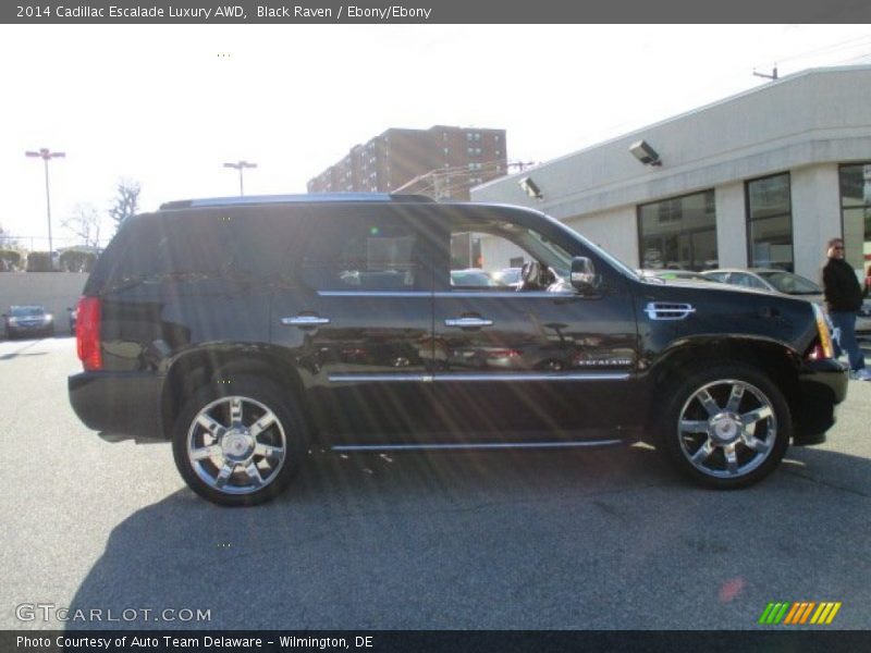 Black Raven / Ebony/Ebony 2014 Cadillac Escalade Luxury AWD