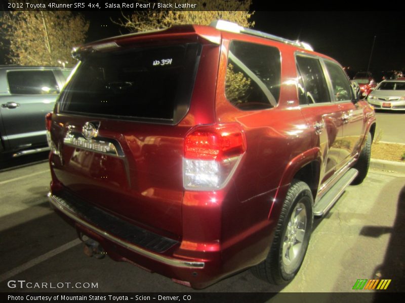 Salsa Red Pearl / Black Leather 2012 Toyota 4Runner SR5 4x4