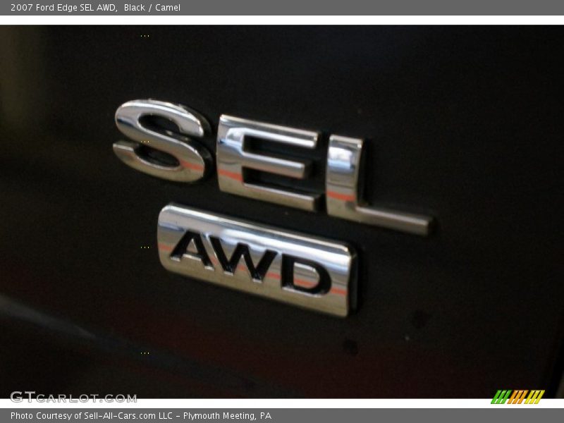 Black / Camel 2007 Ford Edge SEL AWD