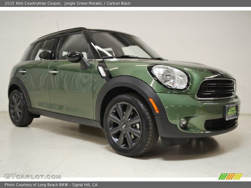 Jungle Green Metallic / Carbon Black 2015 Mini Countryman Cooper
