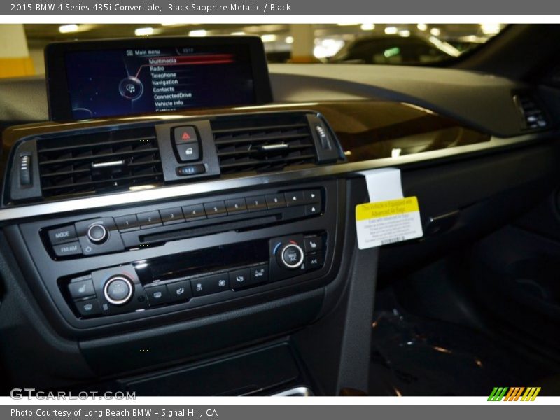 Black Sapphire Metallic / Black 2015 BMW 4 Series 435i Convertible