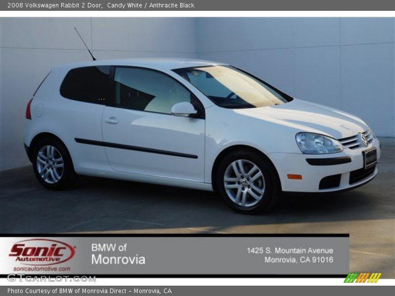 Candy White / Anthracite Black 2008 Volkswagen Rabbit 2 Door