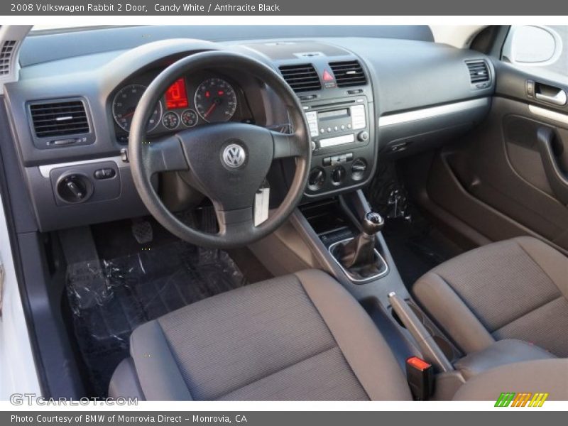 Candy White / Anthracite Black 2008 Volkswagen Rabbit 2 Door