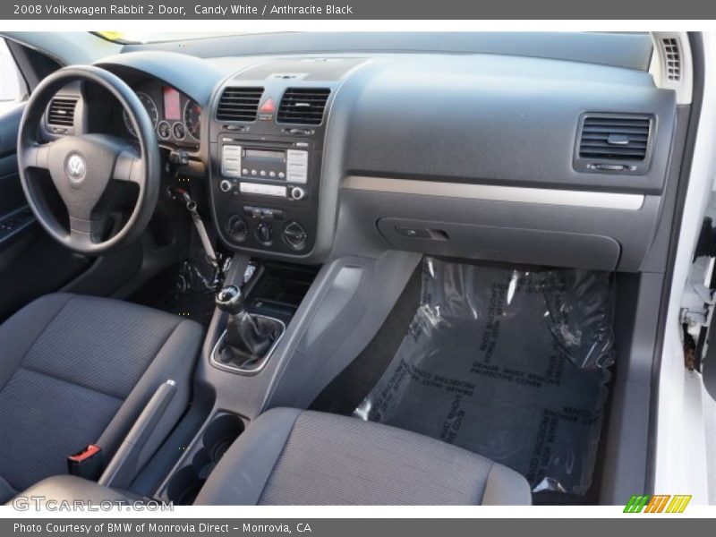 Candy White / Anthracite Black 2008 Volkswagen Rabbit 2 Door