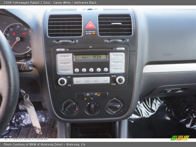 Candy White / Anthracite Black 2008 Volkswagen Rabbit 2 Door