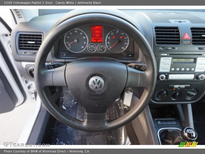 Candy White / Anthracite Black 2008 Volkswagen Rabbit 2 Door