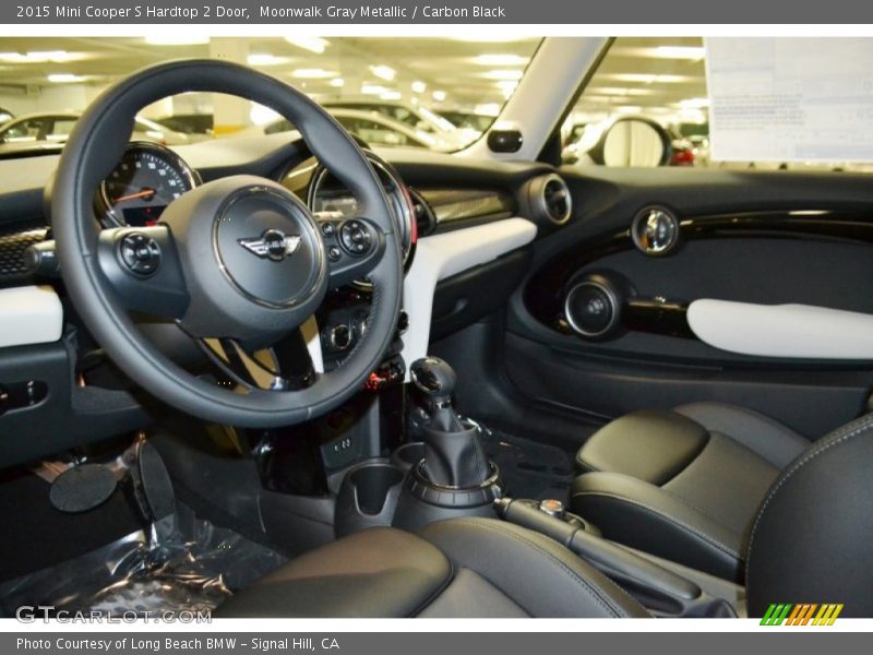 Moonwalk Gray Metallic / Carbon Black 2015 Mini Cooper S Hardtop 2 Door