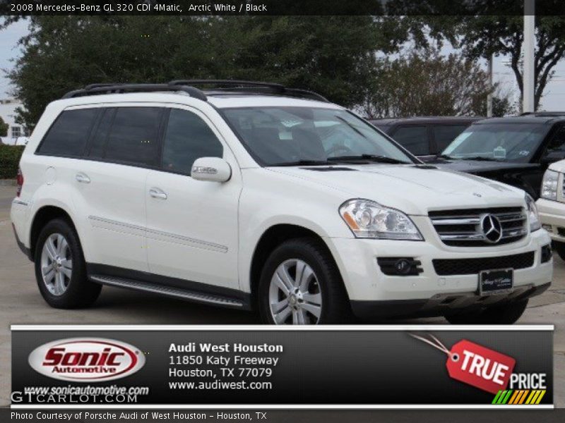 Arctic White / Black 2008 Mercedes-Benz GL 320 CDI 4Matic