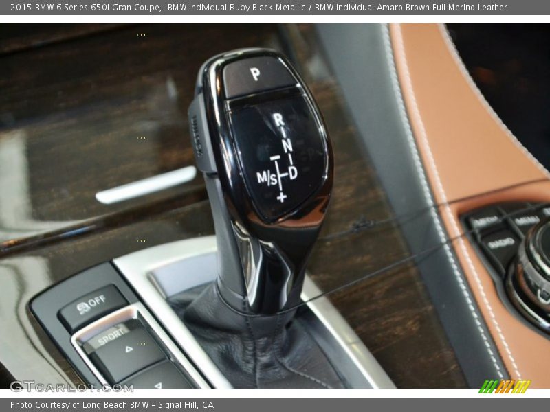  2015 6 Series 650i Gran Coupe 8 Speed Sport Automatic Shifter