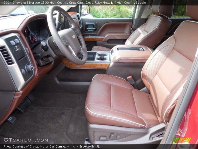 Deep Ruby Metallic / High Country Saddle 2014 Chevrolet Silverado 1500 High Country Crew Cab
