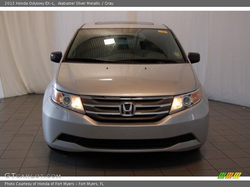 Alabaster Silver Metallic / Gray 2013 Honda Odyssey EX-L