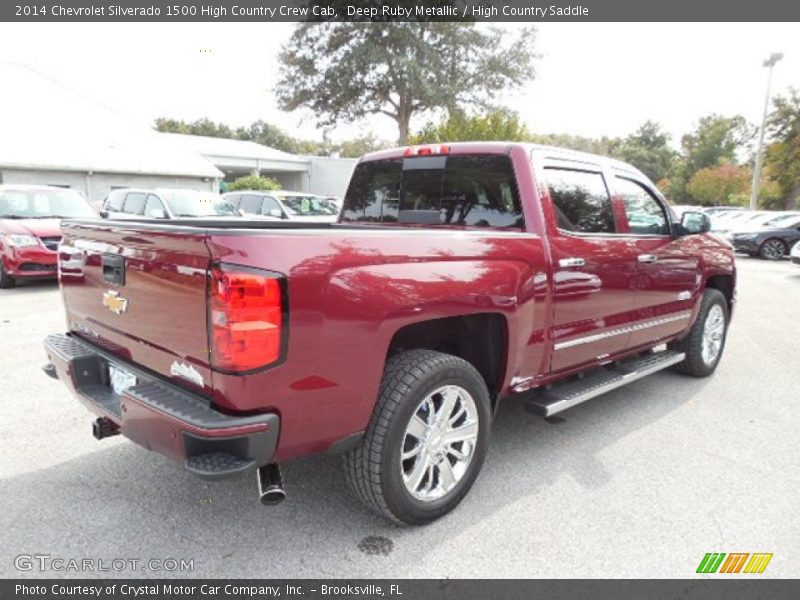 Deep Ruby Metallic / High Country Saddle 2014 Chevrolet Silverado 1500 High Country Crew Cab