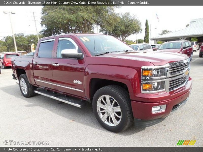 Deep Ruby Metallic / High Country Saddle 2014 Chevrolet Silverado 1500 High Country Crew Cab
