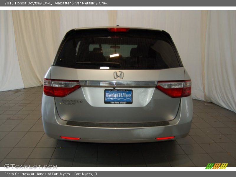 Alabaster Silver Metallic / Gray 2013 Honda Odyssey EX-L