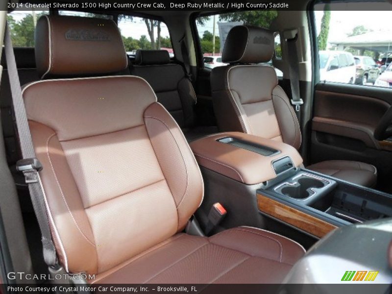 Deep Ruby Metallic / High Country Saddle 2014 Chevrolet Silverado 1500 High Country Crew Cab