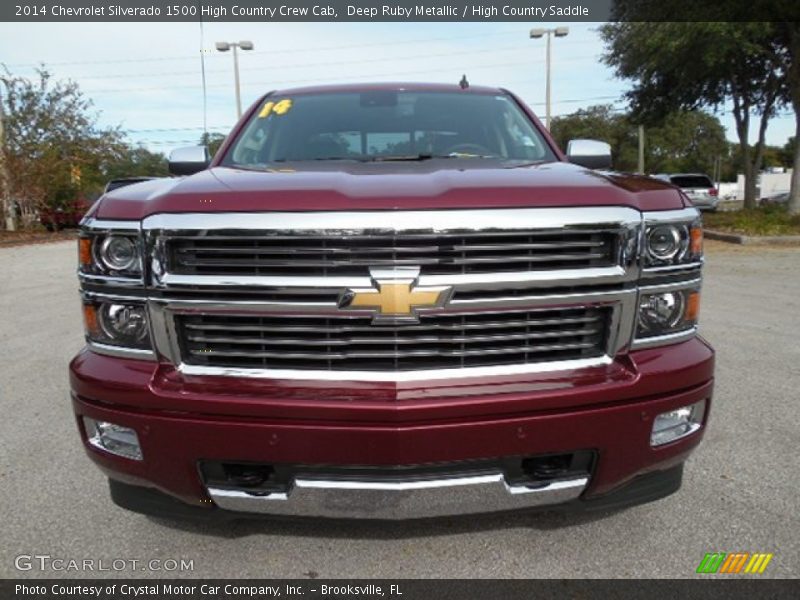 Deep Ruby Metallic / High Country Saddle 2014 Chevrolet Silverado 1500 High Country Crew Cab