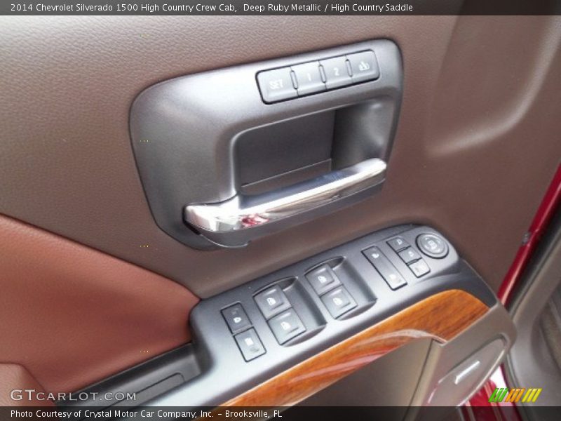 Deep Ruby Metallic / High Country Saddle 2014 Chevrolet Silverado 1500 High Country Crew Cab