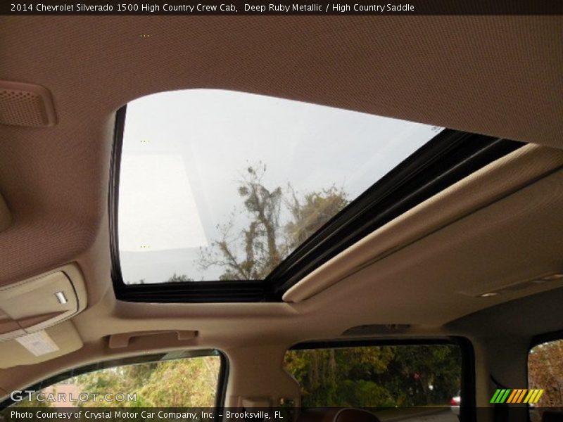Deep Ruby Metallic / High Country Saddle 2014 Chevrolet Silverado 1500 High Country Crew Cab