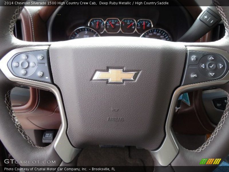 Deep Ruby Metallic / High Country Saddle 2014 Chevrolet Silverado 1500 High Country Crew Cab