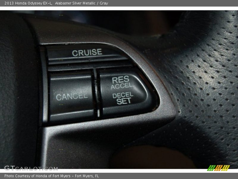 Alabaster Silver Metallic / Gray 2013 Honda Odyssey EX-L