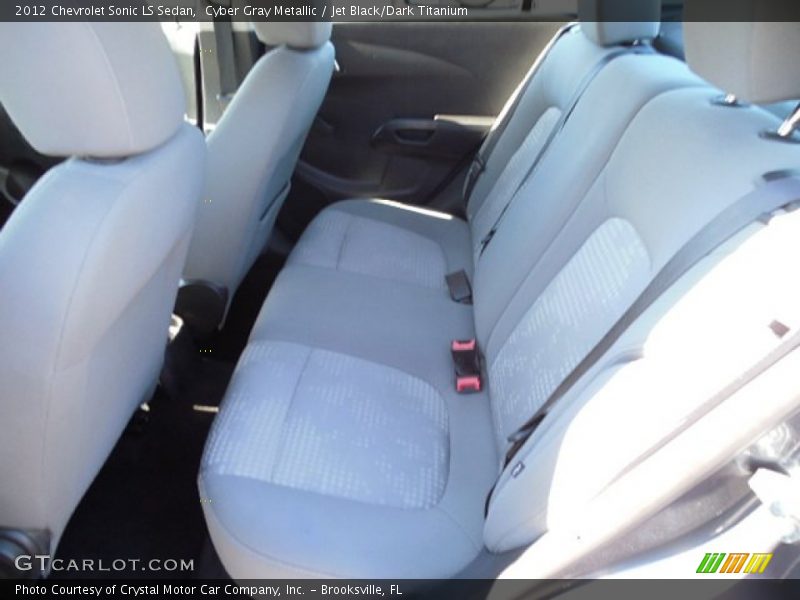 Cyber Gray Metallic / Jet Black/Dark Titanium 2012 Chevrolet Sonic LS Sedan