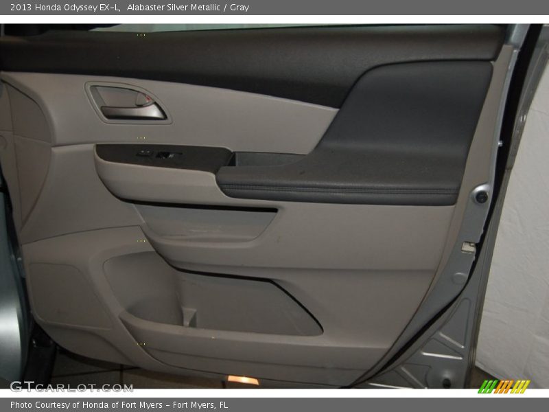 Alabaster Silver Metallic / Gray 2013 Honda Odyssey EX-L