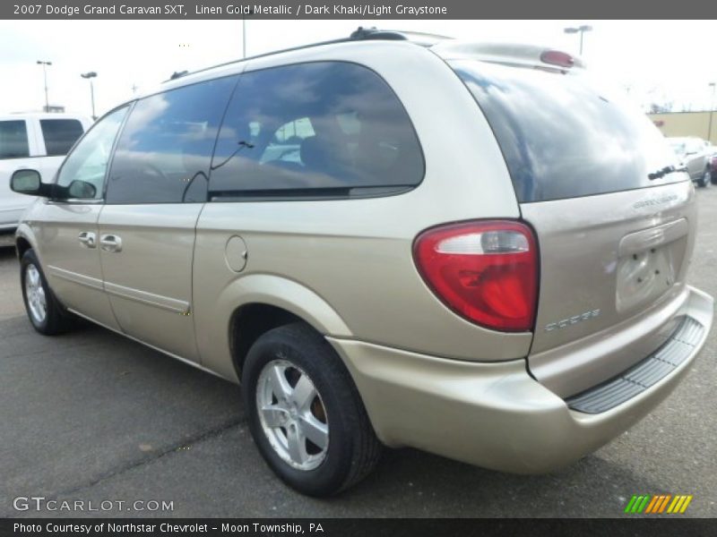Linen Gold Metallic / Dark Khaki/Light Graystone 2007 Dodge Grand Caravan SXT