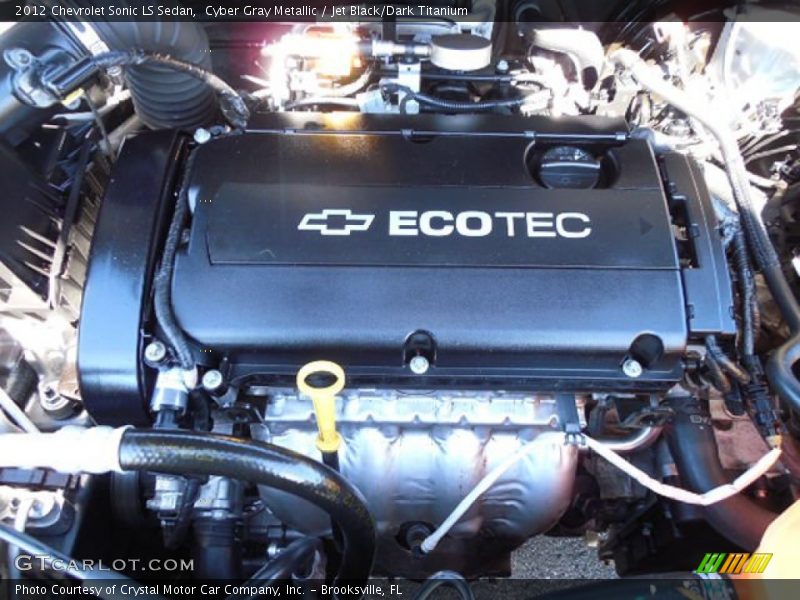 Cyber Gray Metallic / Jet Black/Dark Titanium 2012 Chevrolet Sonic LS Sedan