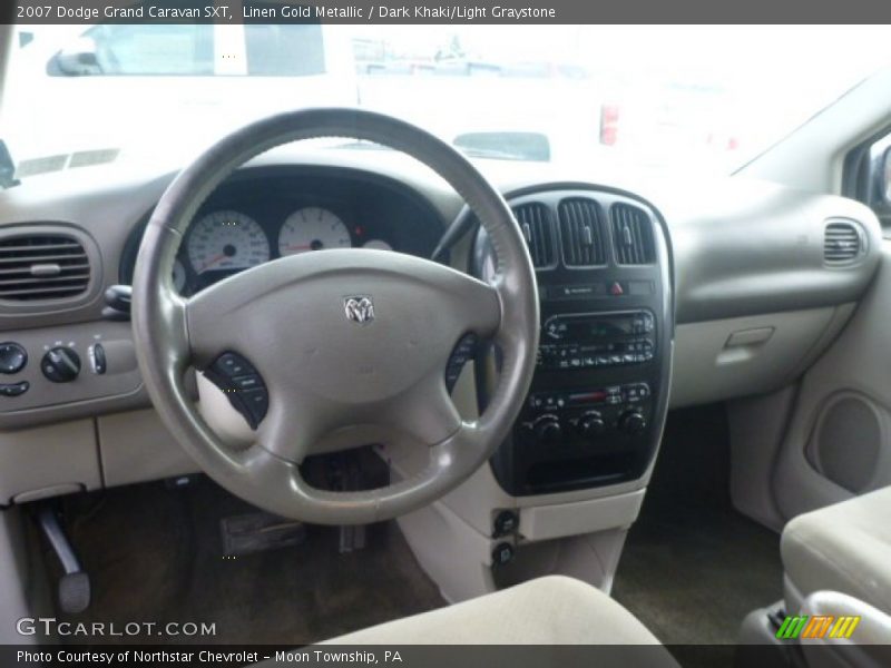 Linen Gold Metallic / Dark Khaki/Light Graystone 2007 Dodge Grand Caravan SXT