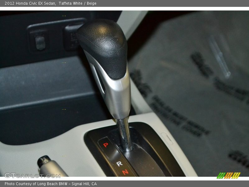 Taffeta White / Beige 2012 Honda Civic EX Sedan