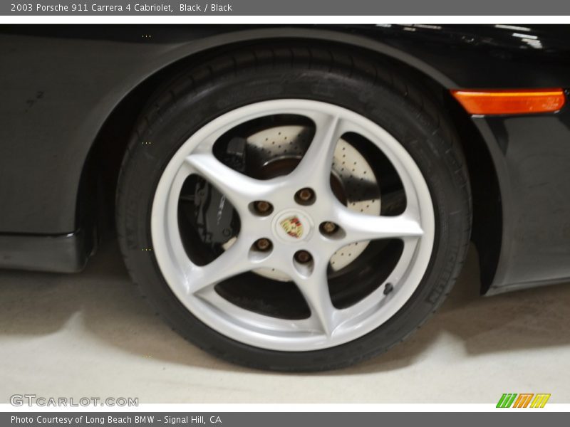 Black / Black 2003 Porsche 911 Carrera 4 Cabriolet